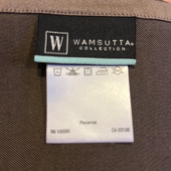 Wamsutta Cotton Napkins Set of 6 Mocha - Picture 3 of 4